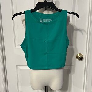 Victoria's Secret Sport Teal Crop Tank Top